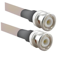 West Penn WP-25810BMBM-50 RG213 Plenum BNC to BNC Assembly, 50', Ivory