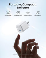 Anker Nano Charger (45W) with USB-C to USB-C Cable - detail view | Silarius
