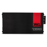 X 4-Channel Ultra Compact Class D Amplifier 4 x 120 Watts Rms @ 4-ohm - front view | Silarius