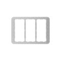 AJAX 104120.141.NC Frame, 3-Seats, 120-Frame for Three LightSwitch Devices
