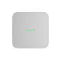 AJAX 127052.122.WH NVR DC for 8-Channel, Powered by a Low-Voltage Power Supply, White