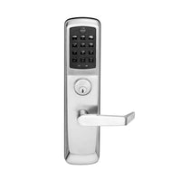 ACCENTRA AU-NTT620-NR 626 RHR 2153 Grade 1 nexTouch Generation 1 Rim Exit with Capacitive Touchscreen Keypad, Satin Chrome