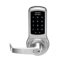 ACCENTRA AU-NTB613-NR BSP PARA KR NexTouch Gen 3 Cylindrical Lock with Pushbutton Keypad, No Deadbolt, Conventional Cylinder, PARA Keyway, Augusta Lever, Non-Handed, Black Suede Powder Coat