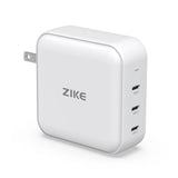 ZIKE Z1214 140W GaN PD3.1 USB-C Power Adapter - front view | Silarius