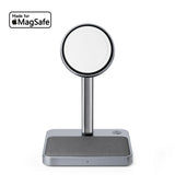 ZIKE Z557 2-in-1 MagSafe Wireless Charger - rear view | Silarius