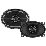 ZXI 4x6' 2-Way Coaxial Speakers with Kevlar Cone | 60 Watts RMS 4-Ohm - side view | Silarius