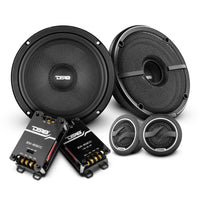 ZXI 6.5' 2- Way Component Speaker System with Kevlar Cone | 120 Watts Rms 4-Ohm - front view | Silarius