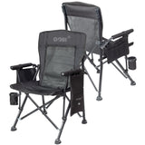 Zephyr Dual-Zoned Cooling Camp Chair - detail view | Silarius