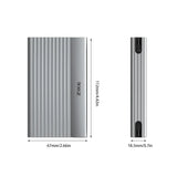 ZikeDrive Z666 USB4 40Gbps NVMe M.2 SSD Enclosure - detail view | Silarius