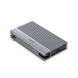 ZikeDrive Z666 USB4 40Gbps NVMe M.2 SSD Enclosure - front view | Silarius