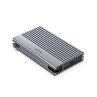 ZikeDrive Z666 USB4 40Gbps NVMe M.2 SSD Enclosure - front view | Silarius