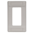Hubbell IFP126OW 6-Port Plate, 1-Gang Cover, Off-White