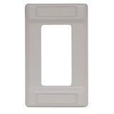 Hubbell IFP126OW 6-Port Plate, 1-Gang Cover, Off-White