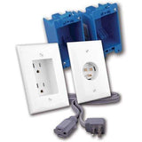 Vanco RL125024-WH Rapid Link Dual Recess
