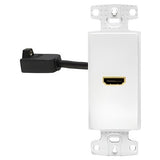 Hubbell NS801W 1-Gang Frame with 1-HDMI
