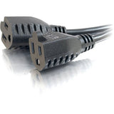 C2G CG29805 16 AWG 1-to-2 Power Cord Spl