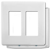 Hubbell NPS262W 2-Gang Decora Snap-On Wa