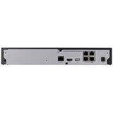Hanwha QRN-430S 4-Channel NVR, 40 Mbps,
