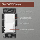Lutron DVSTV-453PH-WH Diva 0-10V Dimmer