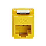 Hubbell NSJU6AY Keystone Jack, CAT6A 8-P