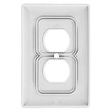 Hubbell NPJJ8W Jumbo 1-Gang Duplex Wall