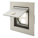 Hubbell WP4600 Wallplate 4in1 Heavy Cast