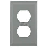 Hubbell HBL3043BEGY Raceway Plate Dup Op