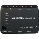 Kanex SW-HD5X14K 5X1 HDMI Switcher, 4K