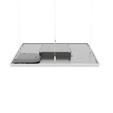 Shure MXA902W-S-60CM MXA Ceiling Mic Arr