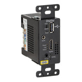 Hubbell ISFHDR5BK 110 HDBaseT HDMI, USB,