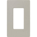 Lutron SC-1-ST Claro Satin Screwless Wall Plate 1-Gang; Stone