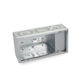 Hubbell HRWB25BLK REC Wall Box 2 F-Thru