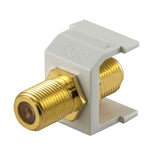 Hubbell SFF3GGY F Coax, Snap-Fit, 3GHz,
