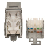 Hubbell SJ624 Keystone Jack, JACK CAT6 U