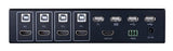 Vanco EVSW41KVM HDMI Switcher, 4K Multi-