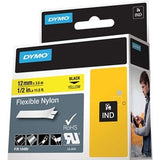 DYMO 18490 Rhino Flexible Nylon Tape, 12