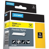 DYMO 18490 Rhino Flexible Nylon Tape, 12