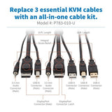 Eaton Tripp Lite P783-010-U DP KVM Cable