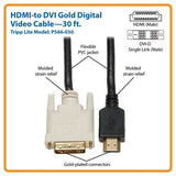Eaton Tripp Lite P566-030 HDMI to DVI Ad