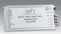 American Fiberteck MT-91P589C-SL 10-Bit Video Transmitter Module with Data, Audio and Contact Closure, Singlemode