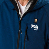 Apex Mens Heated Tech Hoodie - detail view | Silarius