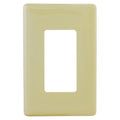 Hubbell NPS26I 1-Gang Decora Snap-On Wall Plate, Ivory