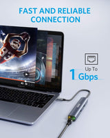 Anker 543 USB-C Hub (6-in-1, Slim) - detail view | Silarius