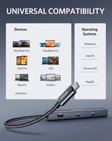 Anker 543 USB-C Hub (6-in-1, Slim) - detail view | Silarius