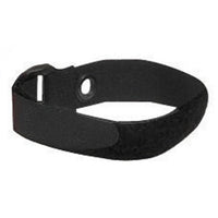 Hubbell MCCMV9BS10 9" Cable Management Accessory, VELCRO Brand Fastener, Screw Mount, Black