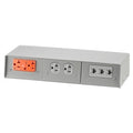 Hubbell FR680GYA 6-Gang Fire-Rated Poke-Through Pedestal, Gray