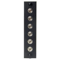 Hubbell FSPFCSS8 Fiber Optic Patch Panel with 8 FC Simplex Zirconia Connectors