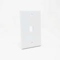 Dynacom 10600-P1-WH Classic Single-Gang Wall Plates, White