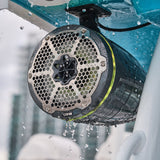 NXL 8' Neodymium Marine and Powersports Towers with Built-in Passive Radiator, 1' Driver and LED RG... - side view | Silarius