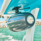 NXL 8' Neodymium Marine and Powersports Towers with Built-in Passive Radiator, 1' Driver and LED RG... - rear view | Silarius